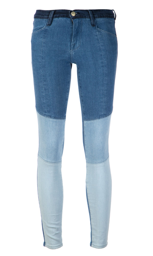 colorblock jeans